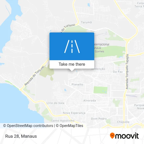 Rua 28 map