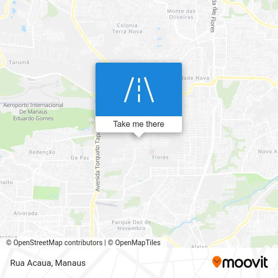 Rua Acaua map