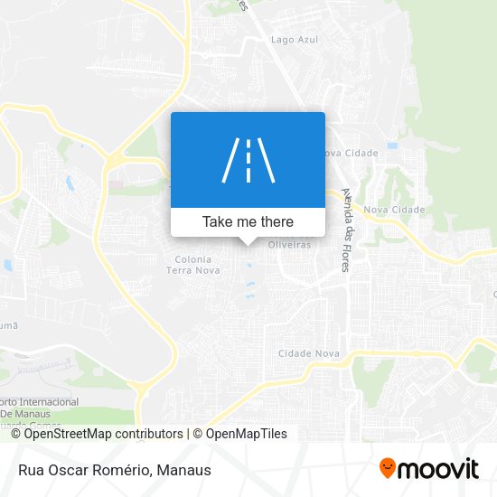 Rua Oscar Romério map