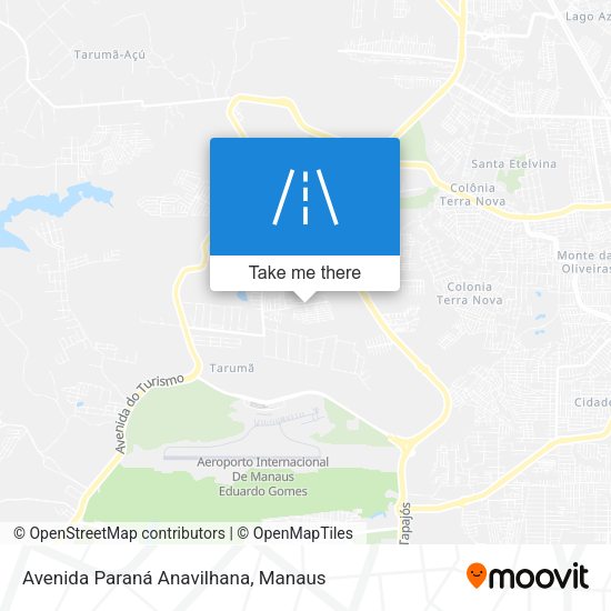 Avenida Paraná Anavilhana map
