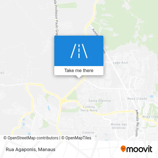 Rua Agaponis map