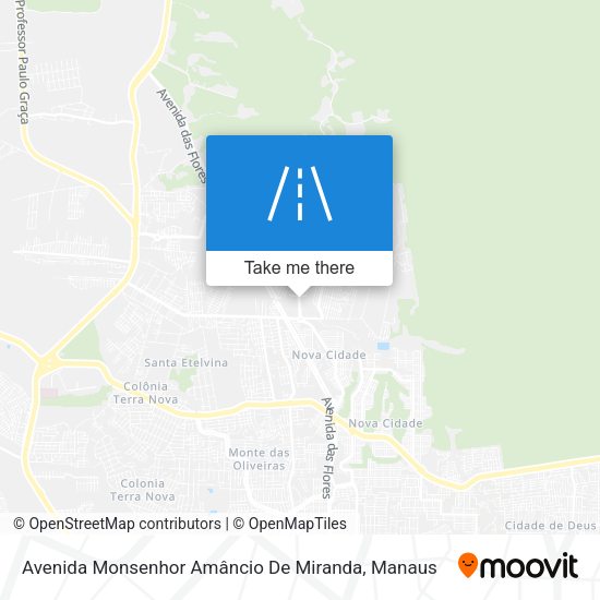 Avenida Monsenhor Amâncio De Miranda map