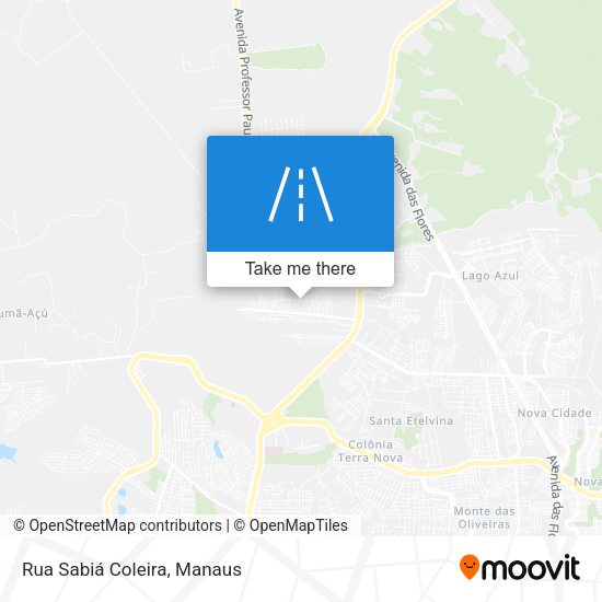 Rua Sabiá Coleira map