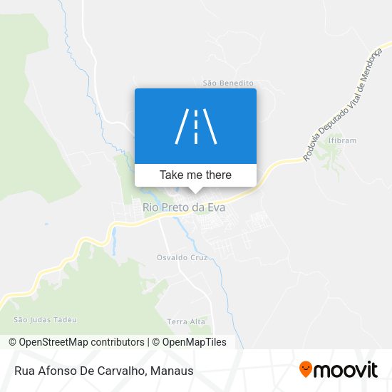 Rua Afonso De Carvalho map