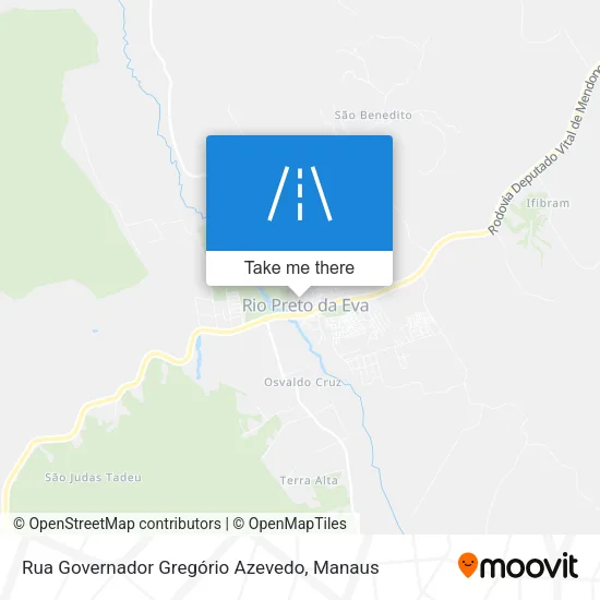 Rua Governador Gregório Azevedo map