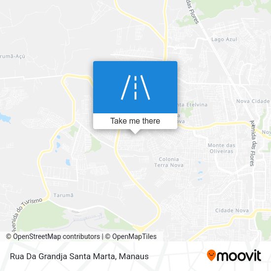 Rua Da Grandja Santa Marta map