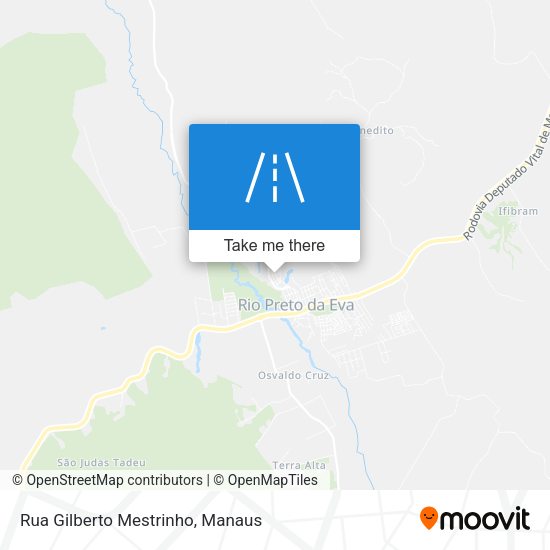 Rua Gilberto Mestrinho map