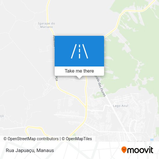 Rua Japuaçu map