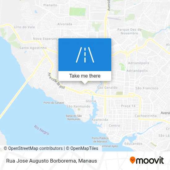 Rua Jose Augusto Borborema map