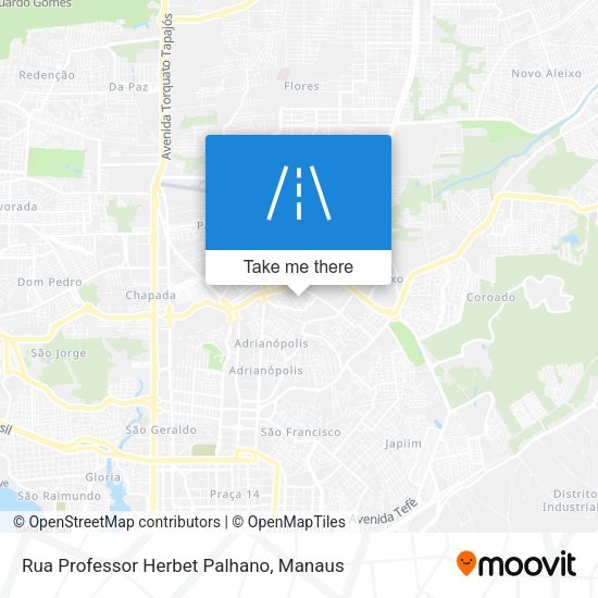 Rua Professor Herbet Palhano map