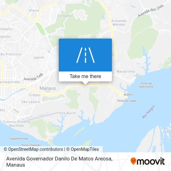 Avenida Governador Danilo De Matos Areosa map