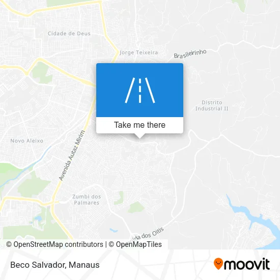 Beco Salvador map