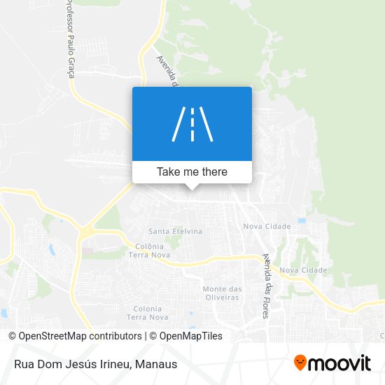 Rua Dom Jesús Irineu map