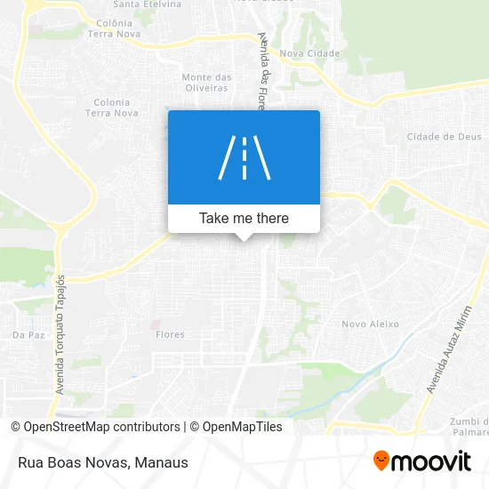 Rua Boas Novas map