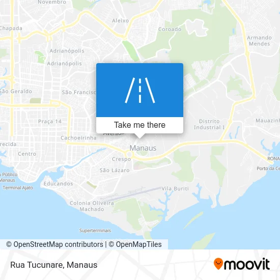 Rua Tucunare map