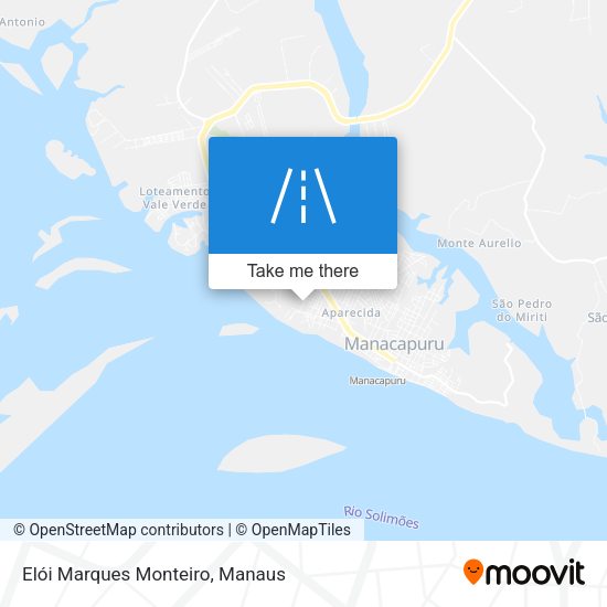 Elói Marques Monteiro map