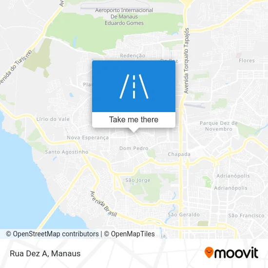 Rua Dez A map