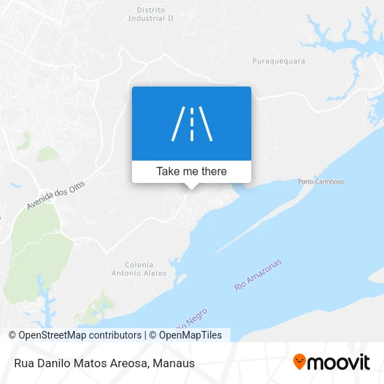 Rua Danilo Matos Areosa map