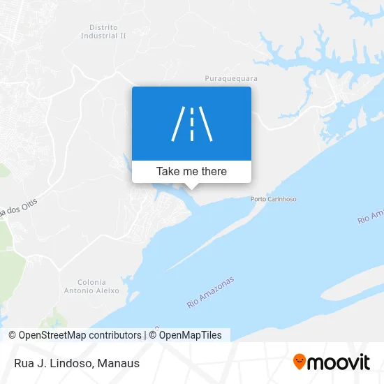Rua J. Lindoso map