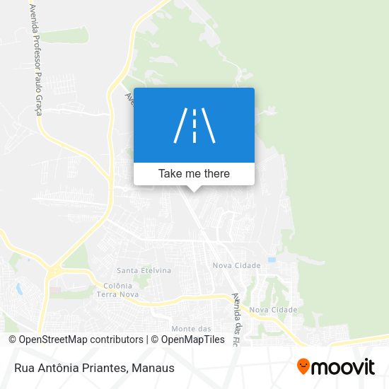 Rua Antônia Priantes map