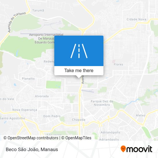 Beco São João map