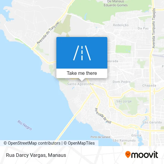 Rua Darcy Vargas map
