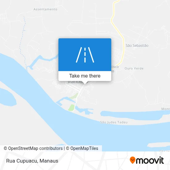 Rua Cupuacu map