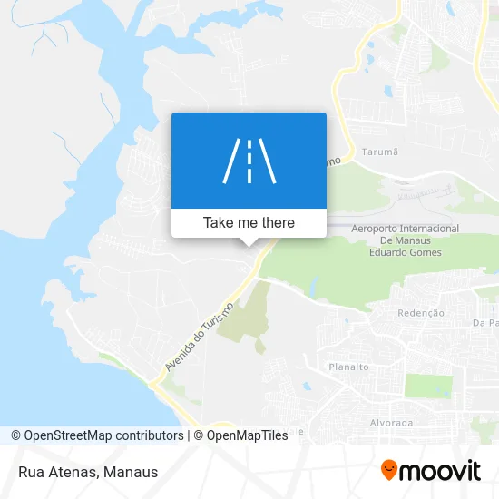 Rua Atenas map