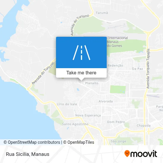 Rua Sicilia map
