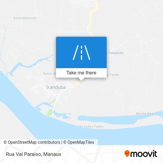 Rua Val Paraiso map