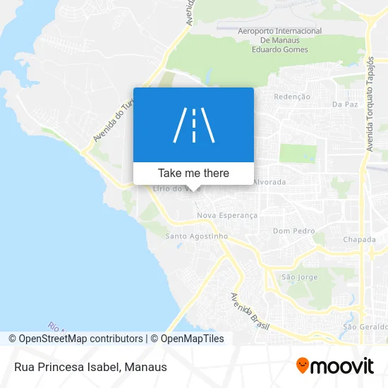 Rua Princesa Isabel map