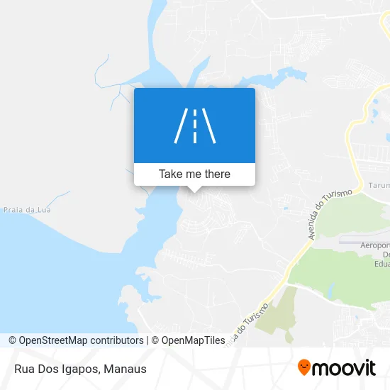 Rua Dos Igapos map