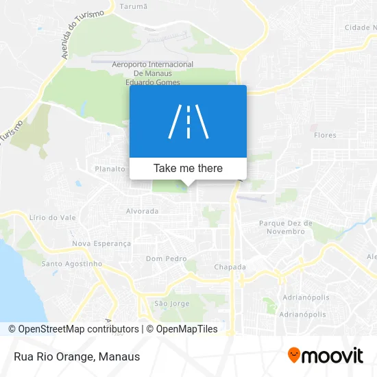 Rua Rio Orange map