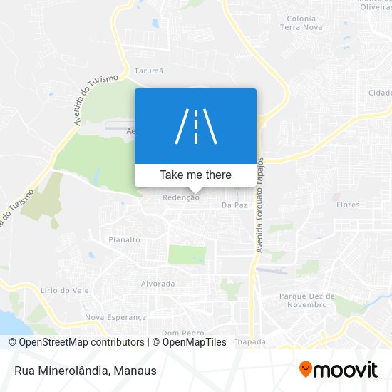Rua Minerolândia map