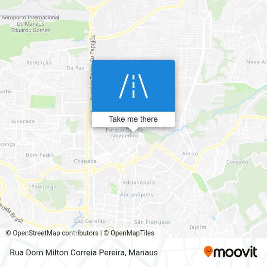 Rua Dom Milton Correia Pereira map