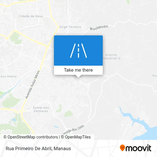 Rua Primeiro De Abril map