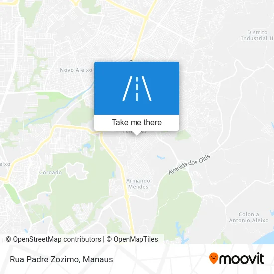 Rua Padre Zozimo map