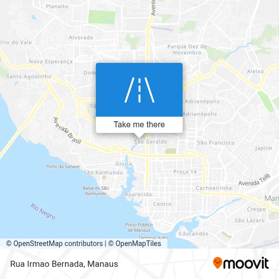 Rua Irmao Bernada map