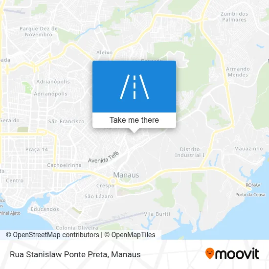 Rua Stanislaw Ponte Preta map