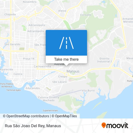 Rua São Joao Del Rey map