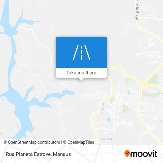 Rua Planeta Estrove map