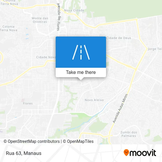 Rua 63 map