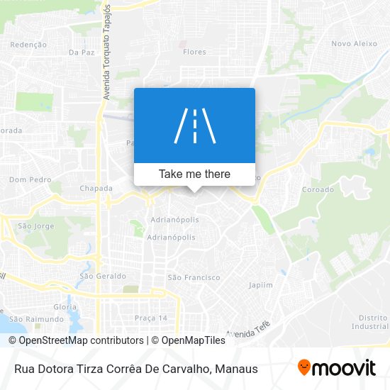 Rua Dotora Tirza Corrêa De Carvalho map
