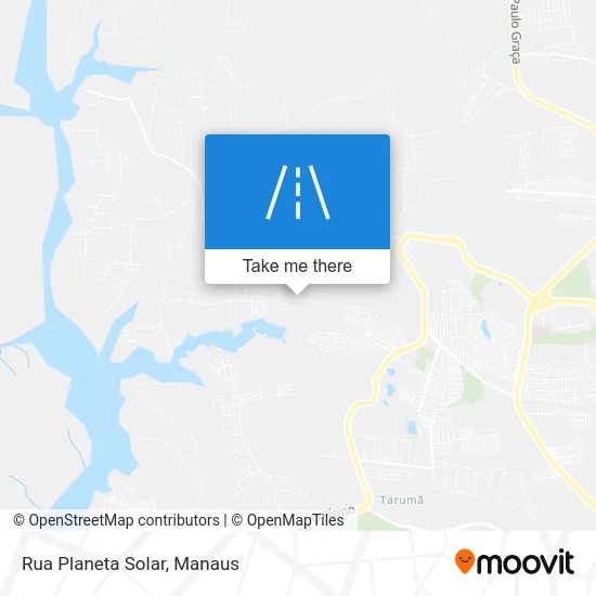 Rua Planeta Solar map