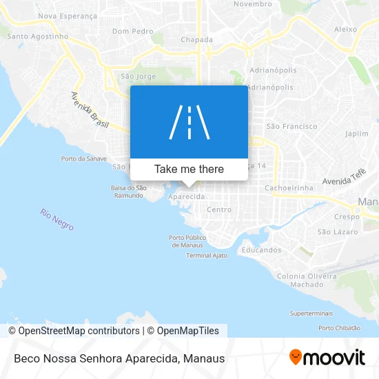 Beco Nossa Senhora Aparecida map