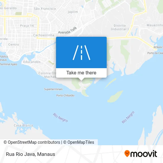 Rua Rio Java map