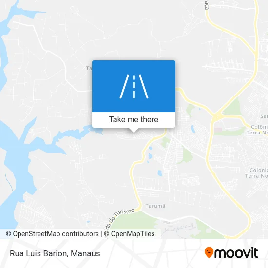 Rua Luis Barion map