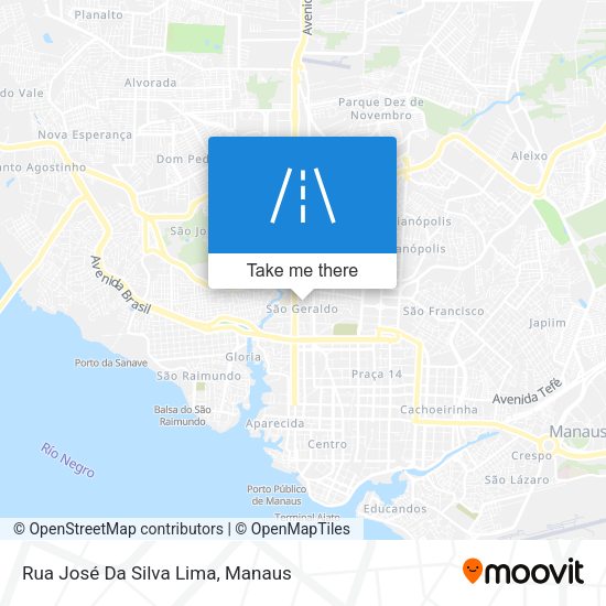 Rua José Da Silva Lima map