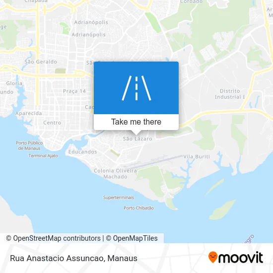 Rua Anastacio Assuncao map