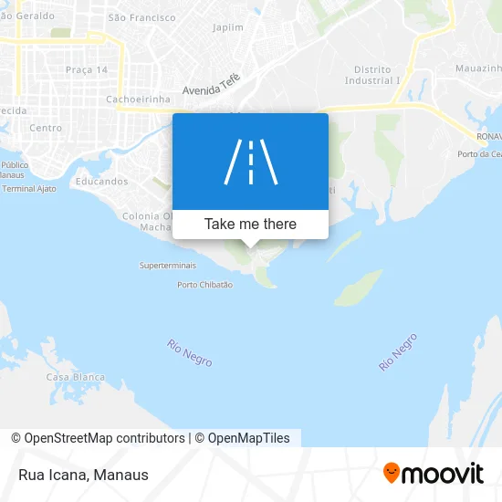 Rua Icana map